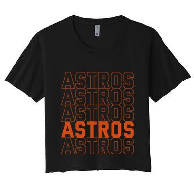 Vintage A.S.T.R.O..S. Retro Style 70s 80s First Name Crop Top