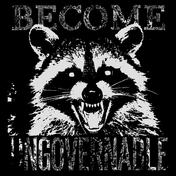 Vintage Angry Raccoon Become Ungovernable Trash Panda Meme Bucket Hat