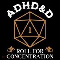 Vintage Adhd&D Roll For Concentration Dnd Tank Top