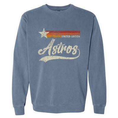 Vintage Ast.Ros Retro Style 70s 80s First Name Garment-Dyed Sweatshirt