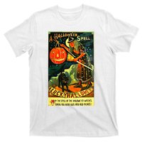 Vintage Art Retro Halloween Witch T-Shirt