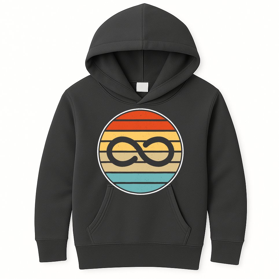 Vintage Autism Rights Retro Vintage Infinity – Autism Awareness Gift Kids Hoodie