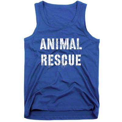 Vintage Animal Rescue Wild Cats Dogs Adoption Dept Earth Day Gift Tank Top