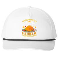 Vaccinated And Ready To Talk Politics At Thanksgiving Snapback Five-Panel Rope Hat