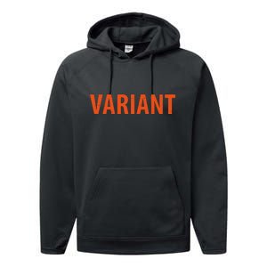 Variant Logo Performance Fleece Hoodie