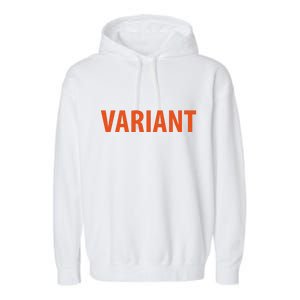 Variant Logo Garment-Dyed Fleece Hoodie