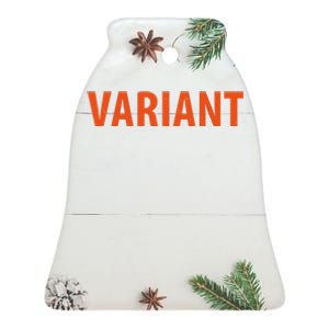 Variant Logo Ceramic Bell Ornament