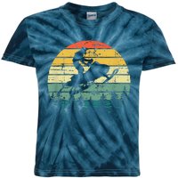 Vintage American Snowmobile Retro Snowmobiling Sled Kids Tie-Dye T-Shirt