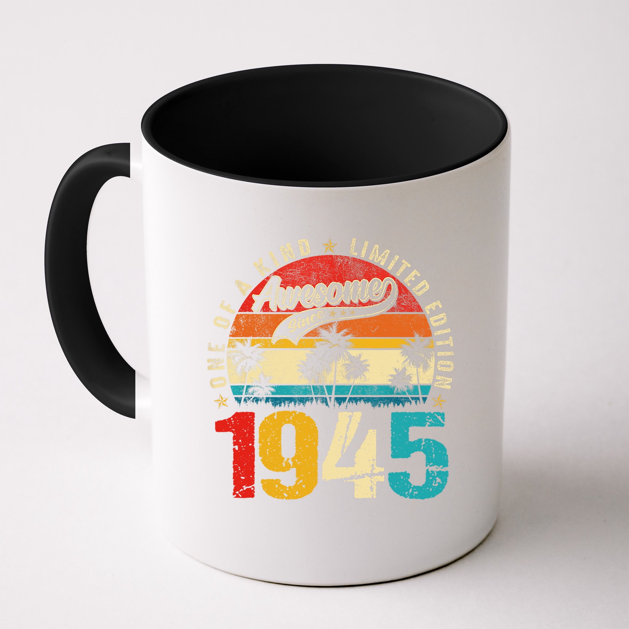 Vintage Awesome Since 1945 80th Birthday 80 Years Old Mug