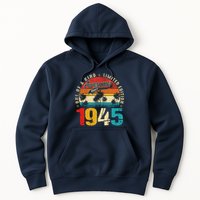 Vintage Awesome Since 1945 80th Birthday 80 Years Old Hoodie