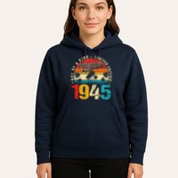 Vintage Awesome Since 1945 80th Birthday 80 Years Old Hoodie