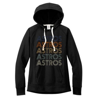 Vintage A.S.T.R.O.S Style 70s 80s First Name Women's Fleece Hoodie