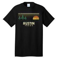 Vintage Austin Sunset Texas Souvenir Tall T-Shirt