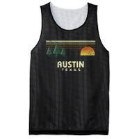 Vintage Austin Sunset Texas Souvenir Mesh Reversible Basketball Jersey Tank