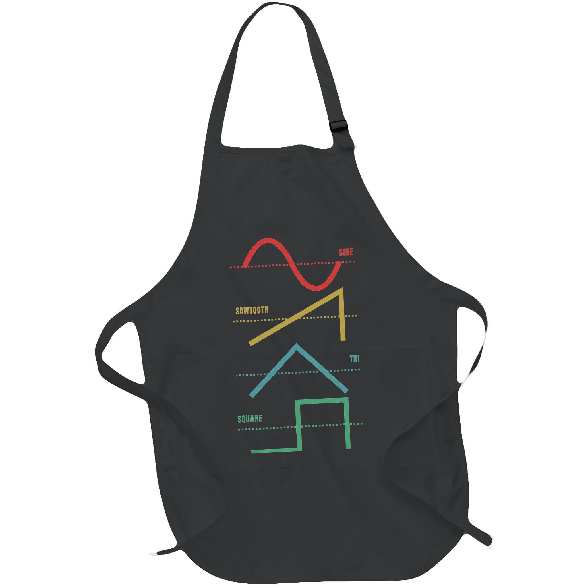 Vintage Analogue Synthesizer Techno Waveform Synth Nerd Apron