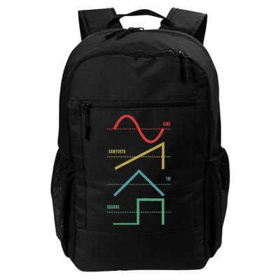 Vintage Analogue Synthesizer Techno Waveform Synth Nerd Backpack