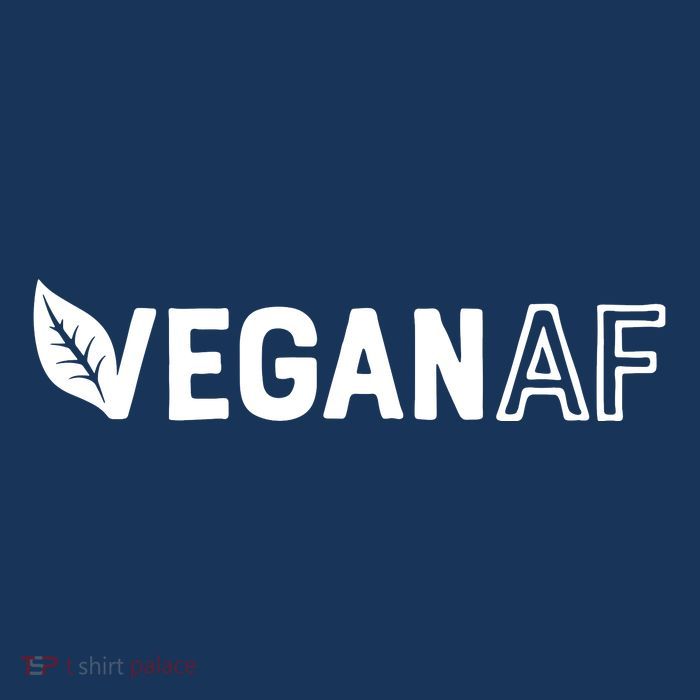 Vegan AF Shirts For Men Women Funny Vegetarian Gift Veganism Tall T-Shirt