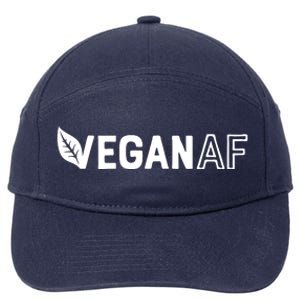 Vegan AF Shirts For Men Women Funny Vegetarian Gift Veganism 7-Panel Snapback Hat