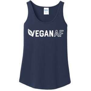 Vegan AF Shirts For Men Women Funny Vegetarian Gift Veganism Ladies Essential Tank