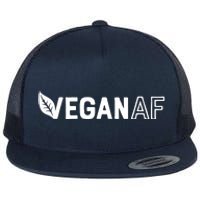 Vegan AF Shirts For Men Women Funny Vegetarian Gift Veganism Flat Bill Trucker Hat