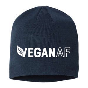 Vegan AF Shirts For Men Women Funny Vegetarian Gift Veganism Sustainable Beanie