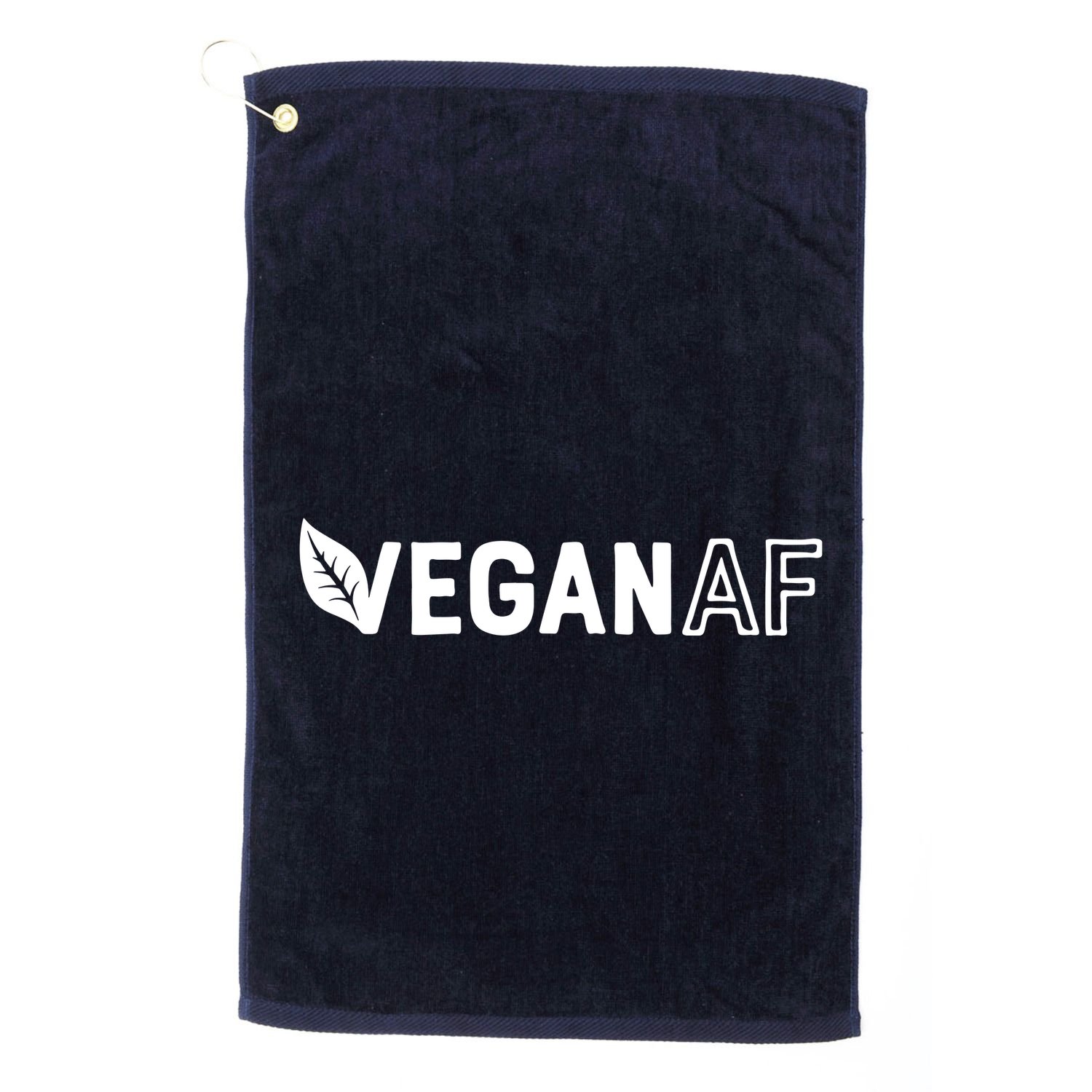 Vegan AF Shirts For Men Women Funny Vegetarian Gift Veganism Golf Towel