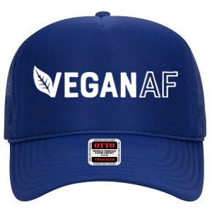 Vegan AF Shirts For Men Women Funny Vegetarian Gift Veganism High Crown Mesh Back Trucker Hat