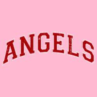 Vintage Angels Sports Name Athletic Text Arch Gift Womens T-Shirt