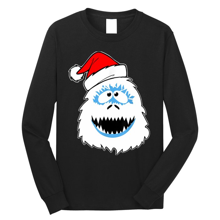 Vintage Abominable Snowman Bigfoot Yeti Christmas Long Sleeve Shirt