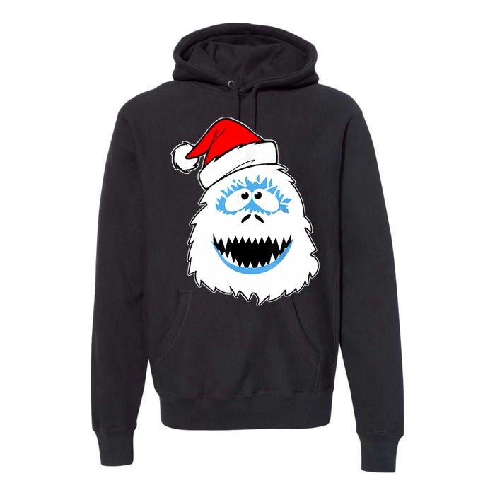 Vintage Abominable Snowman Bigfoot Yeti Christmas Premium Hoodie