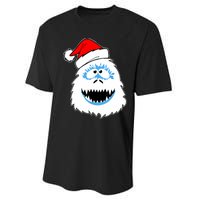 Vintage Abominable Snowman Bigfoot Yeti Christmas Performance Sprint T-Shirt