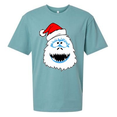 Vintage Abominable Snowman Bigfoot Yeti Christmas Sueded Cloud Jersey T-Shirt