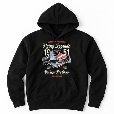 Vintage Air Show Aircraft Show Hoodie