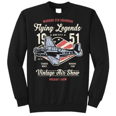 Vintage Air Show Aircraft Show Sweatshirt