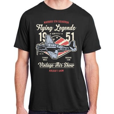 Vintage Air Show Aircraft Show Adult ChromaSoft Performance T-Shirt