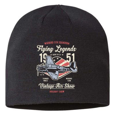 Vintage Air Show Aircraft Show Sustainable Beanie