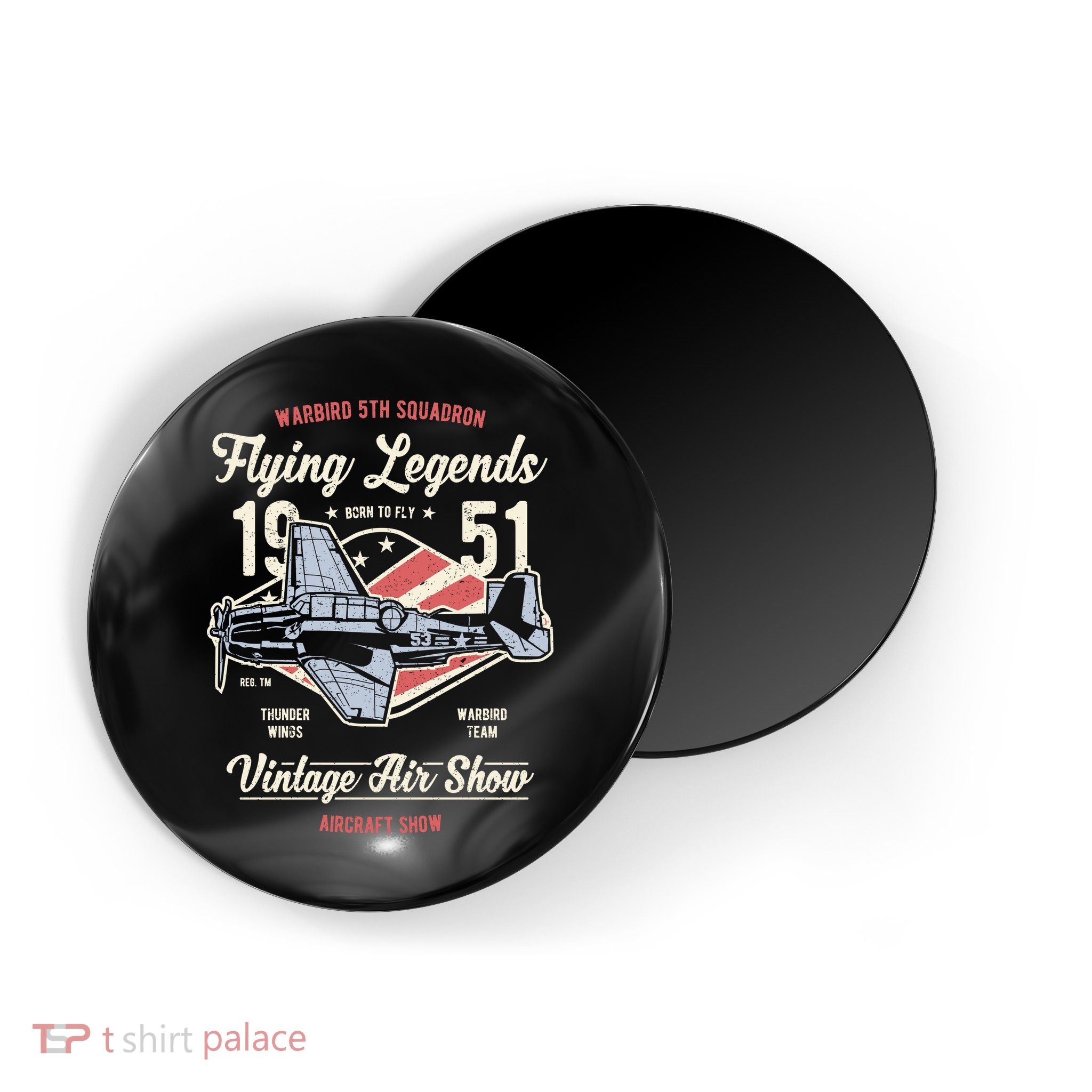 Vintage Air Show Aircraft Show Magnet