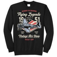 Vintage Air Show Aircraft Show Tall Sweatshirt