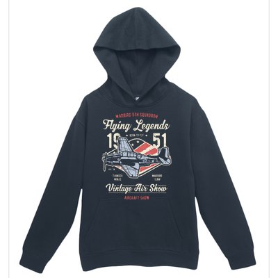 Vintage Air Show Aircraft Show Urban Pullover Hoodie