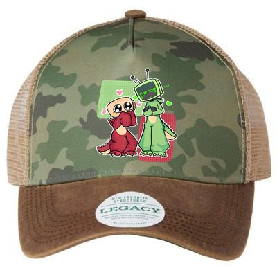 Vee And Shelly From Dandy's World for Boys and Girls 2025  Legacy Tie Dye Trucker Hat