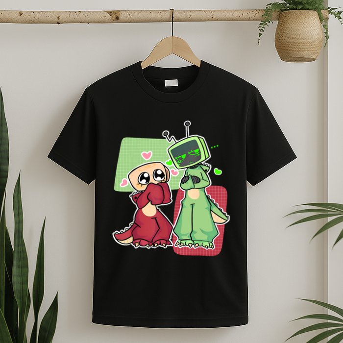 Vee And Shelly From Dandy's World for Boys and Girls 2025  T-Shirt