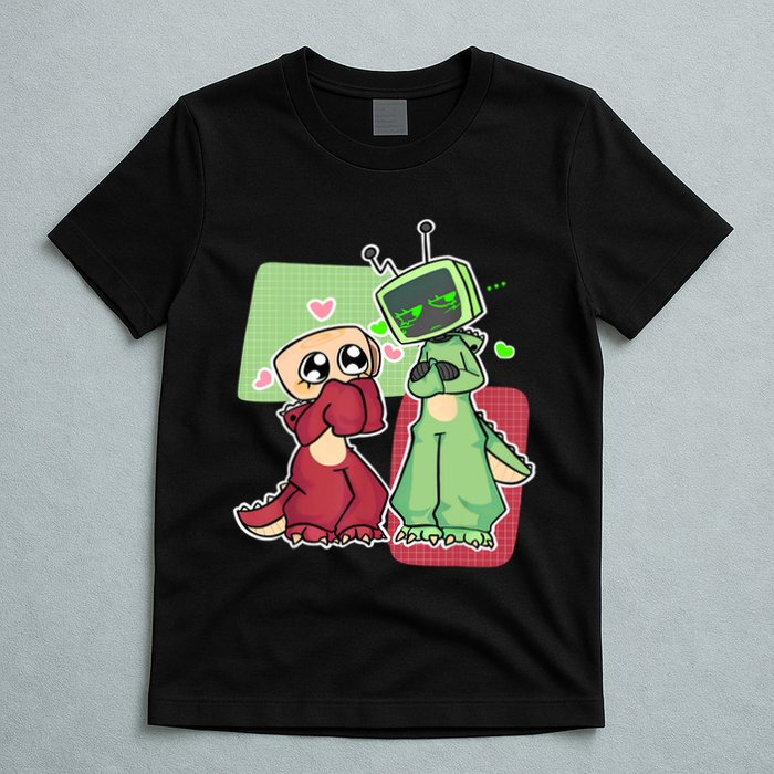 Vee And Shelly From Dandy's World for Boys and Girls 2025  T-Shirt