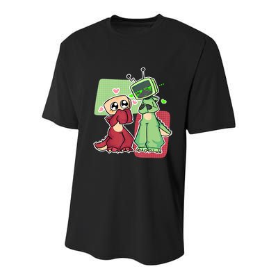 Vee And Shelly From Dandy's World for Boys and Girls 2025  Youth Performance Sprint T-Shirt