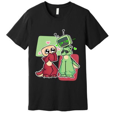 Vee And Shelly From Dandy's World for Boys and Girls 2025  Premium T-Shirt