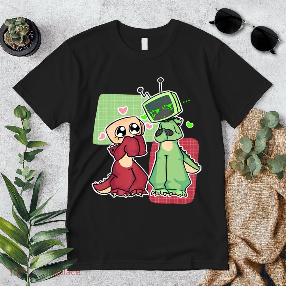 Vee And Shelly From Dandy's World for Boys and Girls 2025  Premium T-Shirt