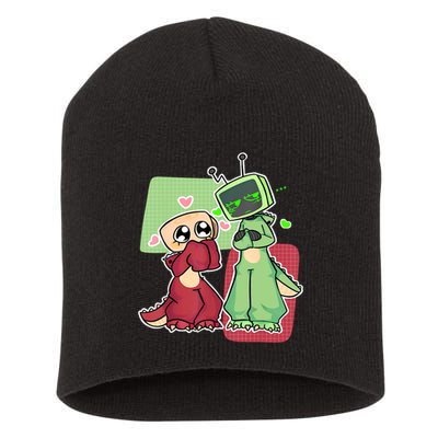 Vee And Shelly From Dandy's World for Boys and Girls 2025  Short Acrylic Beanie