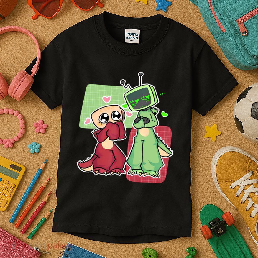 Vee And Shelly From Dandy's World for Boys and Girls 2025  Kids T-Shirt