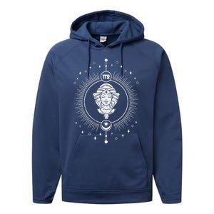 Virgo Astrology Sign Horoscope Zodiac August September Gift Performance Fleece Hoodie