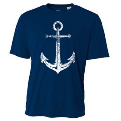 Vintage Anchor Summer Sailing Design Cooling Performance Crew T-Shirt