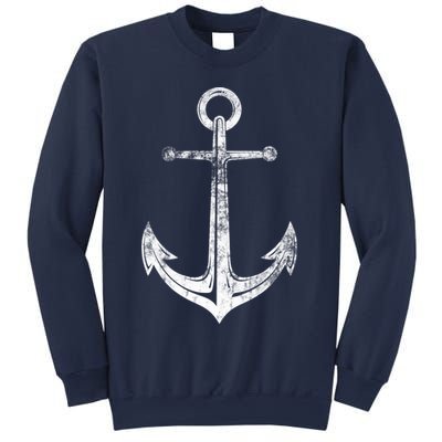 Vintage Anchor Summer Sailing Design Sweatshirt